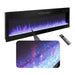 50 Inch Electric Fireplace, Recessed and Wall Mounted Fireplace - DTYStore