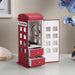 11.5" Tall Leather Jewelry Box, British Telephone Design - DTYStore