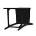 Panama 26.5' Curved Back Cane Rattan Counter Stool, Set of 2, Ebony Black Boucle - DTYStore