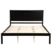Platform Bed Frame with Headboard, Wood Slat Support, No Box Spring Needed, Queen,Espresso - DTYStore