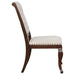 Cream and Antique Java Tufted Back Dining Chair (Set of 2) - DTYStore