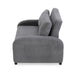 3-in-1 Convertible Sleeper Sofa Bed with Pillow & Pocket, Loveseat Sleeper Chair in Soft Cotton Linen, for Living Room, Bedroom, Study, Apartment, Gray - DTYStore