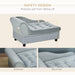 Luxury Fancy Dog Bed for Small Dogs with Hidden Storage, Small Dog Couch with Soft 3" Foam, Dog Sofa Bed, Cushy Dog Bed, Modern Pet Furniture for Puppies and Little Breeds, Gray - DTYStore