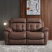 Genuine Leather Non-Power Reclining LVST-Brown - DTYStore