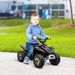 6V Kids ATV 4-Wheeler Ride on Car, Electric Motorized Quad Battery Powered Vehicle with Forward/Reverse Switch for 18-36 Months Old Toddlers, Black - DTYStore