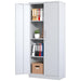 71"H Metal Garage Storage Cabinet, White Tool Steel Locking Cabinet with Doors and 3 Adjustable Shelves, Tall Cabinets for Garage Storage Systems Lockable File Cabinet for Home Office,Classroom,Pantry - DTYStore