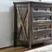Farmhouse 8 Drawers Dresser Chests for Bedroom, Wood Rustic Wide Chset of Drawers,Storage Dressers Organizer for Bedroom, Living Room,Hallway - DTYStore