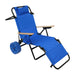 Beach Cart Chairs With Wheels 2 in 1 Foldable Beach Lounge Chair With Integrated Wagon Pull Cart Perfect for Backyard Pool or Picnic - DTYStore