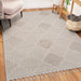 DTY Signature Collection 4X6 Cream /Trellis Indoor/Outdoor Area Rug - DTYStore