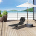 Outsunny Folding Beach Lounge Chair with Face Hole and Arm Slots, 5-level Adjustable Sun Lounger Tanning Chair with Pillow for Patio, Garden, Beach, Pool, Black - DTYStore