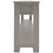 Console Table/Sofa Table with Storage Drawers and Bottom Shelf for Entryway Hallway (Gray Wash) - DTYStore