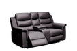 Reclining Loveseat with Middle Console Slipcover, Stretch Loveseat Reclining Sofa Covers (BLACK, 2 Seat Recliner Cover with Console) - DTYStore