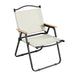 1-Piece Folding Outdoor Chair for Indoor, Outdoor Camping, Picnics, Beach,Backyard, BBQ, Party, Patio, Beige - DTYStore