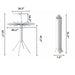 Four-Legged Clothes Drying Rack, Foldable and Portable Drying Rack, Suitable for Indoor, Outdoor, Poolside, Camping, Made of Aluminum Alloy Material, Double-Tier, White, Thanksgiving, Black Friday - DTYStore