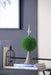7x7x17' Faux Boxwood Topiary Sphere on Metal Spire Default -DTYStore