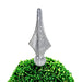 7x7x17' Faux Boxwood Topiary Sphere on Metal Spire Default -DTYStore