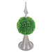 7x7x17' Faux Boxwood Topiary Sphere on Metal Spire Default -DTYStore