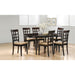 Cappuccino and Beige Lattice Back Dining Chair (Set of 2) - DTYStore