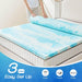 Memory Foam Cooling Gel Swirl Infused Bed Topper for Back Pain,3 Inches,Twin - DTYStore