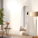 Floor Standing Mirror, Wall Mirror with Stand Aluminum Alloy Thin Frame,21''*64'',Gold-arched - DTYStore