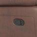 Genuine Leather Non-Power Reclining LVST-Brown - DTYStore