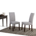 Acadian - Parson Dining Chair (Set of 2) - Dove Grey - DTYStore