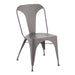Austin Industrial Dining Chair in Matte Grey by LumiSource - Set of 2 - DTYStore