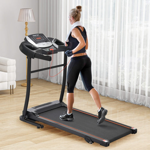 Treadmills for Home, Folding Treadmill with Incline and Heart Rate Sensor, 2.5HP Quiet Brushless with USB Charge Station, Small Space Portable Running Walking Machine, 300lbs Weight Capacity - Image 2