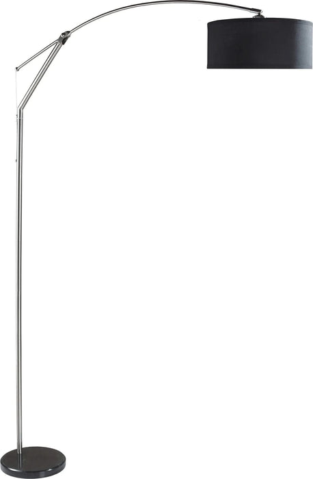 81'H BLACK ARCH WITH ADJUSTABLE BODY FLOOR LAMP (1PC/CTN) (3.03/24.96) Default -DTYStore