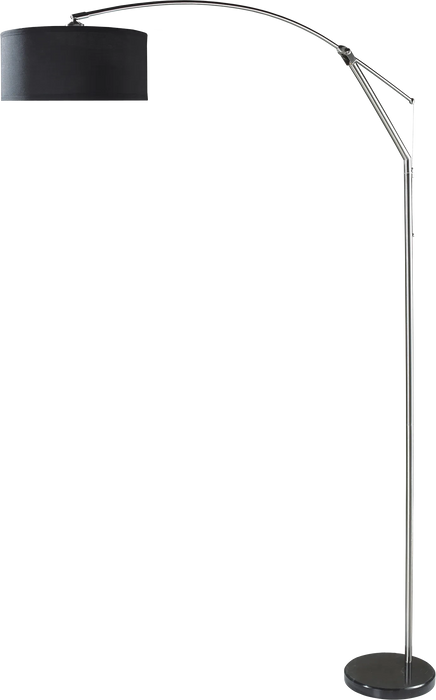 81'H BLACK ARCH WITH ADJUSTABLE BODY FLOOR LAMP (1PC/CTN) (3.03/24.96) Default -DTYStore