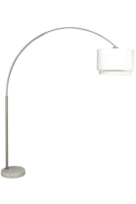 81'H DOUBLE SHADE MARBLE BASE FLOOR LAMP (3.65/43.20) Default -DTYStore