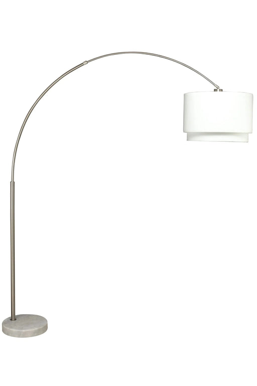 81'H DOUBLE SHADE MARBLE BASE FLOOR LAMP (3.65/43.20) Default -DTYStore