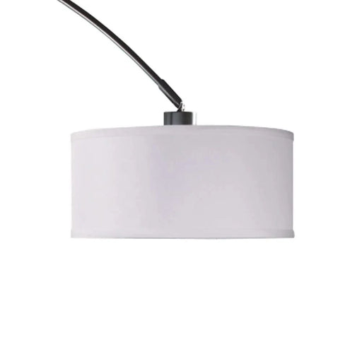 81'H WHITE SINGLE ARCH WITH MARBLE BASE FLOOR LAMP (1PC/CTN) (2.75/46.20) Default -DTYStore