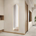 Floor Standing Mirror, Wall Mirror with Stand Aluminum Alloy Thin Frame,21''*64'',Gold-arched - DTYStore