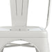 Fletcher - Metal Dining Side Chair (Set of 2) - Distressed White - DTYStore