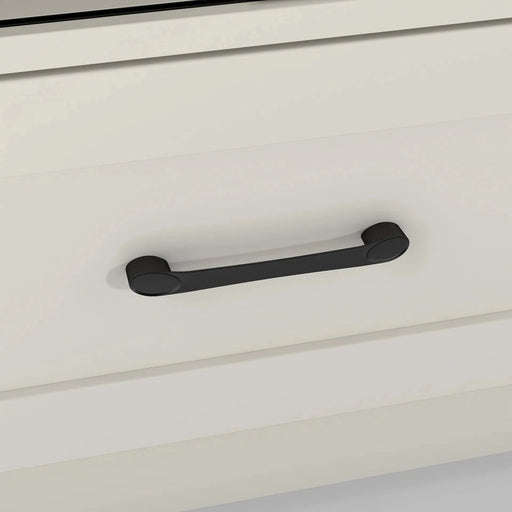 83.1'' Extendable Kitchen Island with Slide Out Table and Storage Racks for 2-6 Person,Kitchen Island with Tempered Glass Doors,Walnut Woodgrain Dining Table,Power Outlet,Bar,Prep Station(Cream White) Default -DTYStore