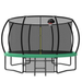 12FT Recreational Kids Trampoline with Safety Enclosure Net & Ladder, Outdoor Recreational Trampolines - DTYStore