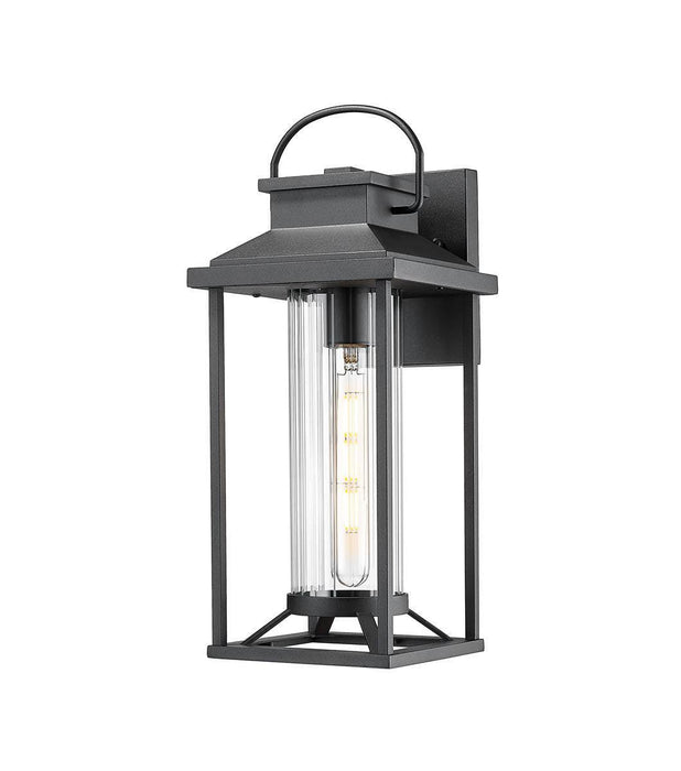 Outdoor Porch Lights, Textured Black Exterior Lighting Fixtures Wall Mount, Modern Outdoor Wall Sconce Lantern for House, Front Porch, Anti-Rust Waterproof Outdoor Garage Lights for Coach (1 pack) - DTYStore