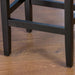 26' Backless Counter Stools, 2-Pcs Set, Brown - DTYStore