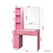Salon Station Barber Stations Styling Station Barber Beauty Spa Salon Equipment Set with Mirror - DTYStore