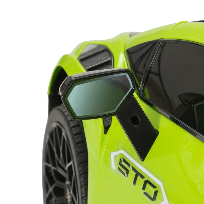 12V Battery Powered Ride On Car for Kids, Licensed Lamborghini, Remote Control Toy Vehicle with Music Player and LED Light - DTYStore
