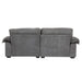 84' Chenille Sofa Small Sofa Loveseat Deep Seat Sofa Couch with 2 Throw Pillows & Memory Foam for Living Room Apartment Office Lounge-Grey Default -DTYStore