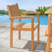 Mauricio Honey Wood Dining Chair - Set of 2 - DTYStore