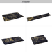 DTY Signature 2'6''x10' Runner, Washable Rug, Low-Pile, Non-Slip, Non-Shedding, Foldable, Kid & Pet Friendly - Area Rugs for living room, bedroom, kitchen, dining room rug (Black/Gold, 2'6''x10') - DTYStore