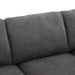 85.4' Sectional Sofa Modular Sofa U-shaped Sofa Couch Sofa Bed L-shaped Sofa with a Movable Ottoman and Two USB Ports for Living Room, Grey Default -DTYStore