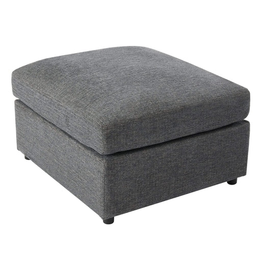 85.4' Sectional Sofa Modular Sofa U-shaped Sofa Couch Sofa Bed L-shaped Sofa with a Movable Ottoman and Two USB Ports for Living Room, Grey Default -DTYStore