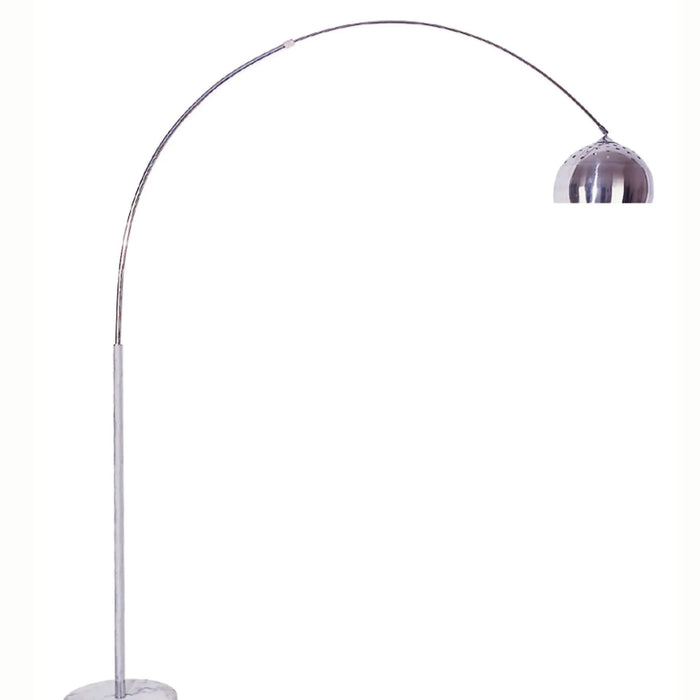 85' Tall Metal Floor Lamp with White Marble Base, Arch design Default -DTYStore