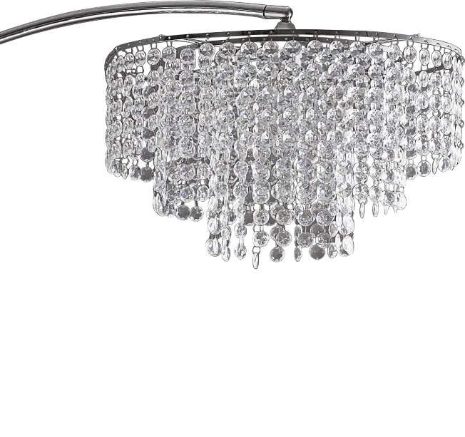 86' HANGING CHANDELIER ARCH LAMP (2.2/42.90) Default -DTYStore