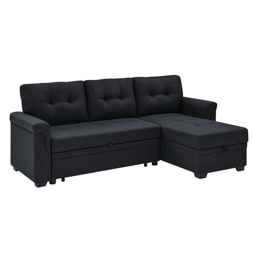 86'' Upholstered Pull-Out Sofa Bed Default -DTYStore