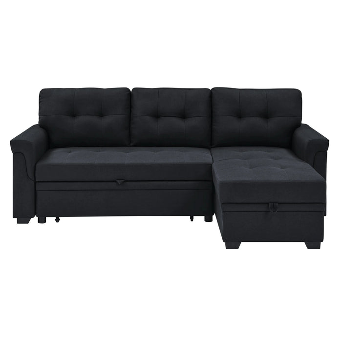 86'' Upholstered Pull-Out Sofa Bed Default -DTYStore